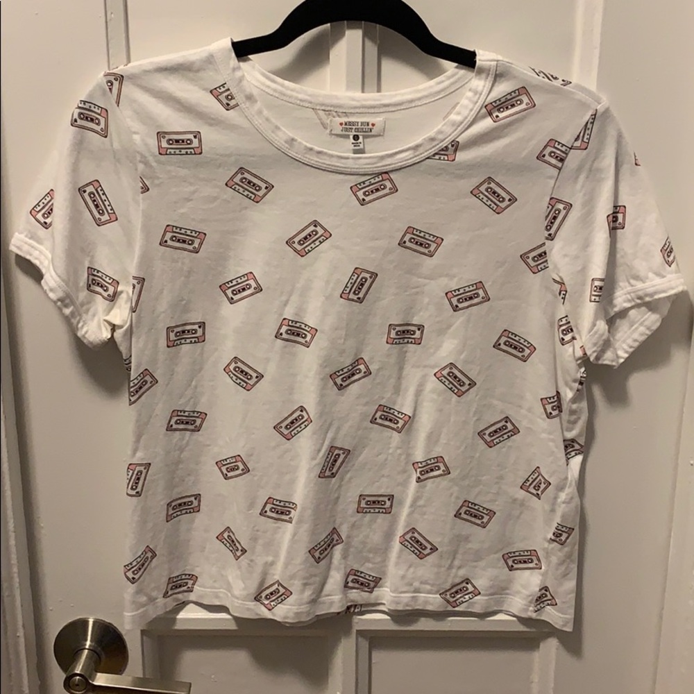 Cassette Tapes Crop Top